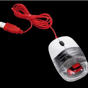 MINI Cooper Gift - Liquid Mouse White with Red MINI Mini Cooper