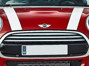 Mini Clubman OEM Bonnet Stripes in Various Colors for F54