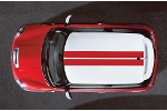 Sport Stripes Roof Kit Red MINI Cooper and Cooper S Hardtop
