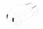 Rear Hatch Stripe Pair White OEM Gen2 MINI Cooper & S Countryman