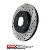 SportStop Performance Brake Rotor Drilled Slotted Cryo Front Left MINI Cooper S R55 R56 R57 R58 R59 Gen2