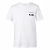 Mini Mens T-shirt In White With Wordmark Pocket Large