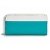 Mini Cooper Wallet With Color Block In White/aqua
