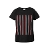 MINI JCW Stripes Black T-Shirt Womens Small