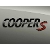 Mini Cooper Black 'Cooper S' Rear Emblem Badge OEM Gen3 F60 Countryman 03/2018+
