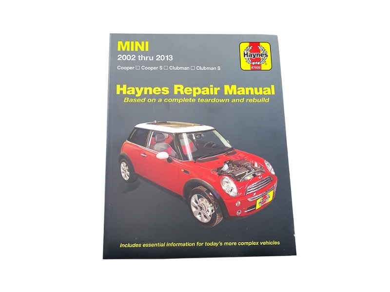 Haynes Repair Manual Mini Cooper 20022011