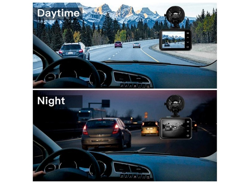 Dash Camera With 2.7 Inch Touch Screen 1080p at 30 FPS