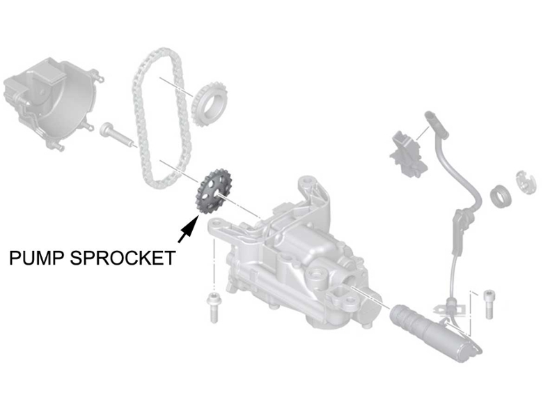 MINI Cooper Oil Pump Sprocket OEM 2011+ R55 R56 R57 R58 R59 R60 R61