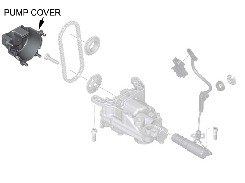 Mini Cooper Oil Pump Cover Oem 2011+ R55 R56 R57 R58 R59 R60 R61