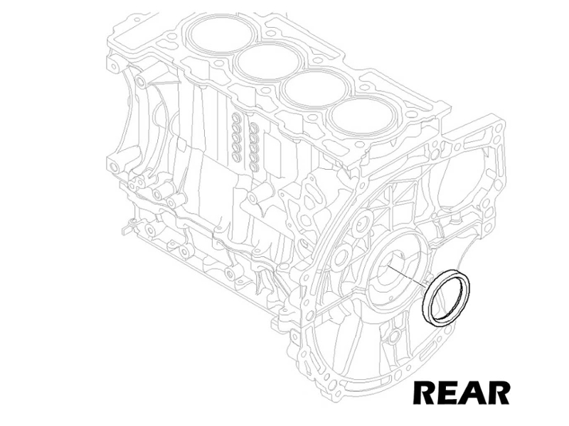 MINI Cooper Crankshaft Rear Main Seal Value Line Gen2 R55 R56 R57 R58 R59 R60 R61