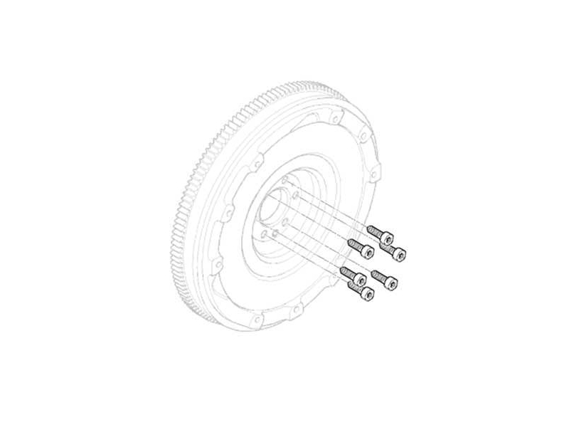 Mini Cooper Flywheel Bolts set of 6 for Automatic Transmission OEM Gen2 R55-R61
