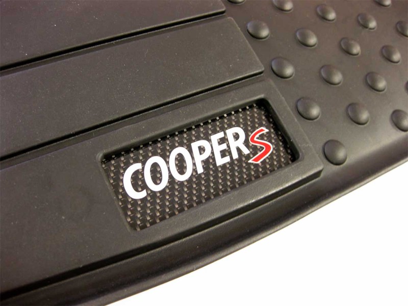 Floor Mat Rubber Fronts Wings Logo OEM for GEN2 MINI Cooper R55 R56 R57 R58 R59