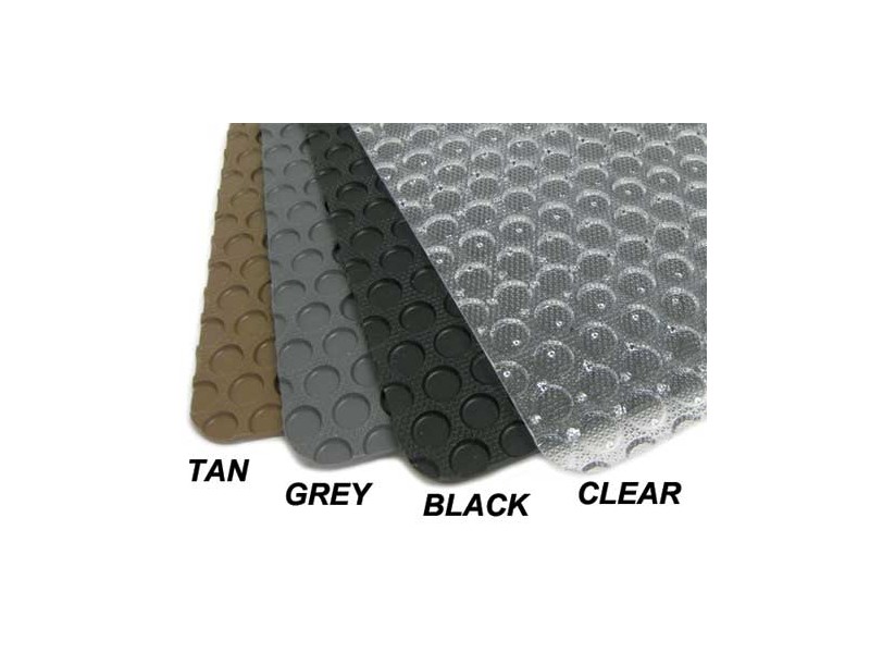 Rear Seat Mat Rubber 1pc Clear - R56 Cooper & S Hatchback