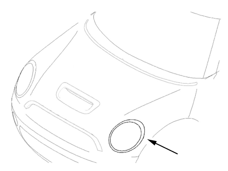 Headlight Trim Ring Chrome Driver Side OEM | Gen2 R55 R56 R57 R58 R59 MINI Cooper and Cooper S Models