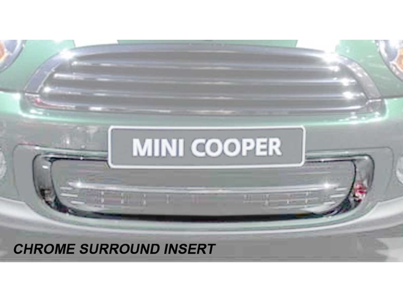 OEM Lower Grille Chrome Insert Surround front MINI Cooper Non-S R55 R56 R57 R58 R59 Gen2