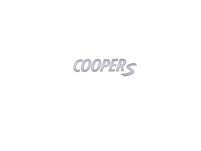 Cooper S REAR Badge Emblem OEM - Countyman R60 and Paceman R61 MINI COOPER S