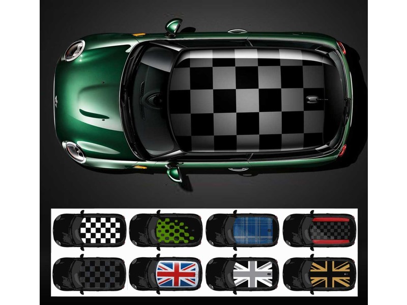 MINI  ROOF BONNET BOOT VIPER GRAPHICS DECALS KIT JCW ONE COOPER S BMW
