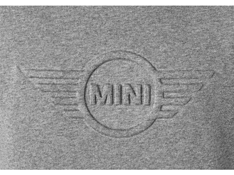 Mini Ladies Sweatshirt In Grey With 3d Wings Logo Large
