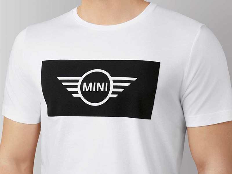 Mini Cooper Wings Logo T-shirt White In Mens Sizes