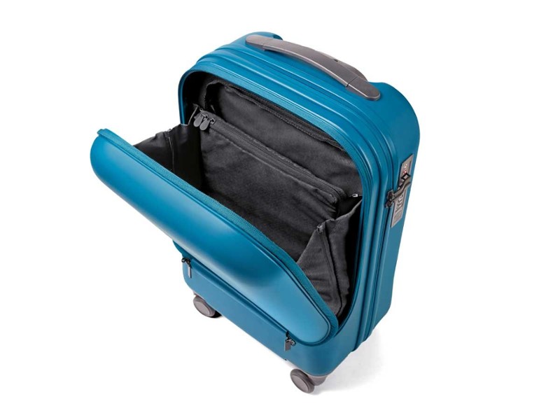 Mini Cooper Cabin Trolley Suit Case In Island Blue