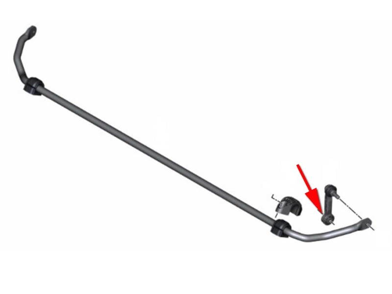 Mini Cooper Rear Sway Bar Drop Link Bushing Powerflex Street Gen3 F56