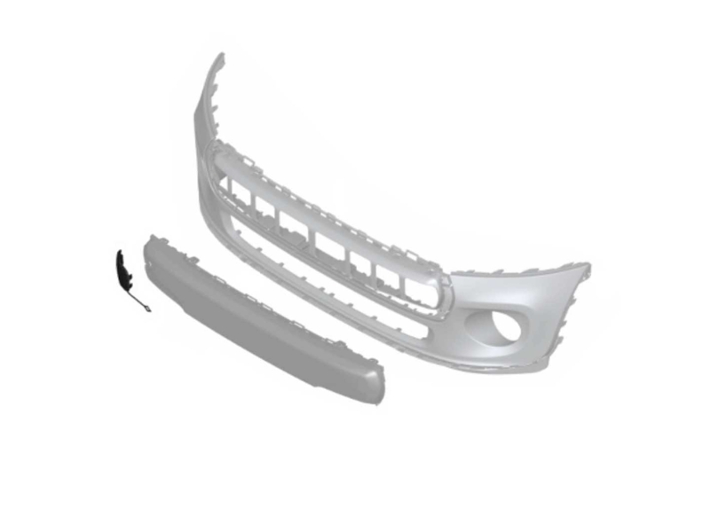 Cooper One Front Bumper Black >07/2004 7127930 MINI BMW Towing Eye Cover