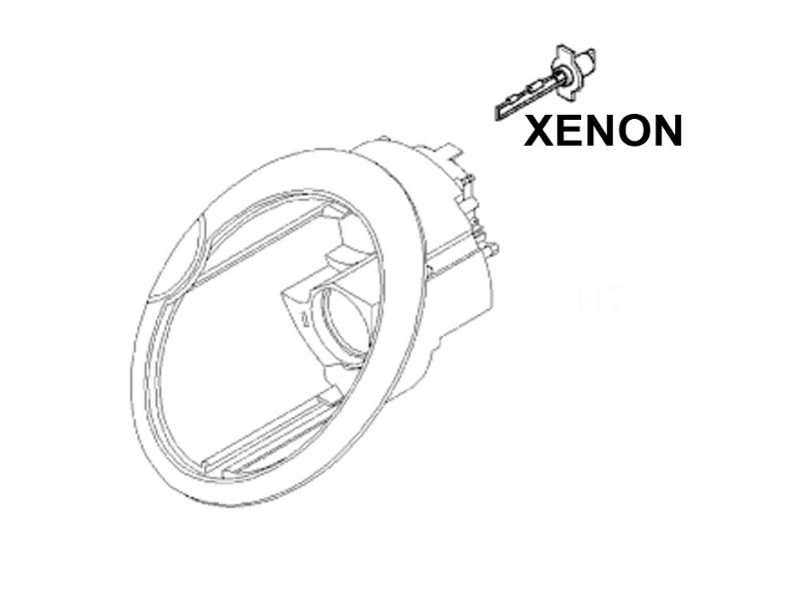 Headlight Bulb D2-R Xenon MINI Cooper Cooper S R50 R53 Gen1 2002-2004