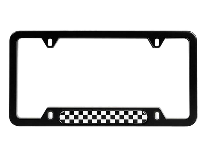 license-plate-frame-black-with-patterns