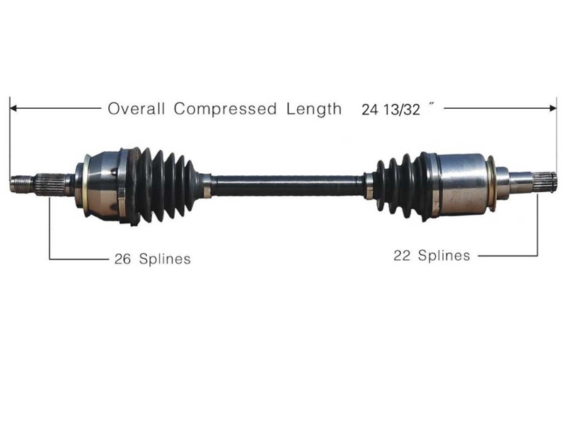 MINI Cooper DriveShaft Axle Left 5 Speed Value Line Gen1 to 07/2004 non-S
