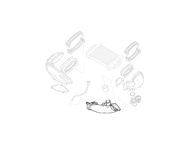 Intake Duct Replacement Manual Transmission Oem - R52/53 Mini Cooper S
