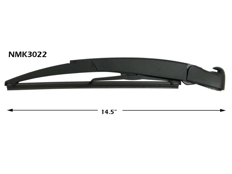 Rear Wiper Arm and Blade Set for Mini Cooper R50 R53 2004-2006 ASLAM Rear Windshield Wiper Arm Replacement Assembly