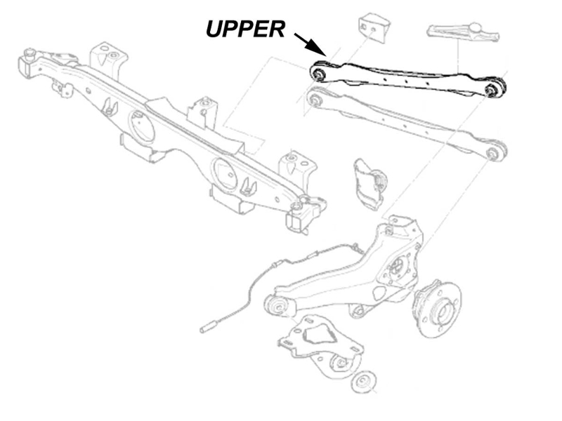 MINI Cooper Rear Control Arm Upper R50 - R60 Value Line