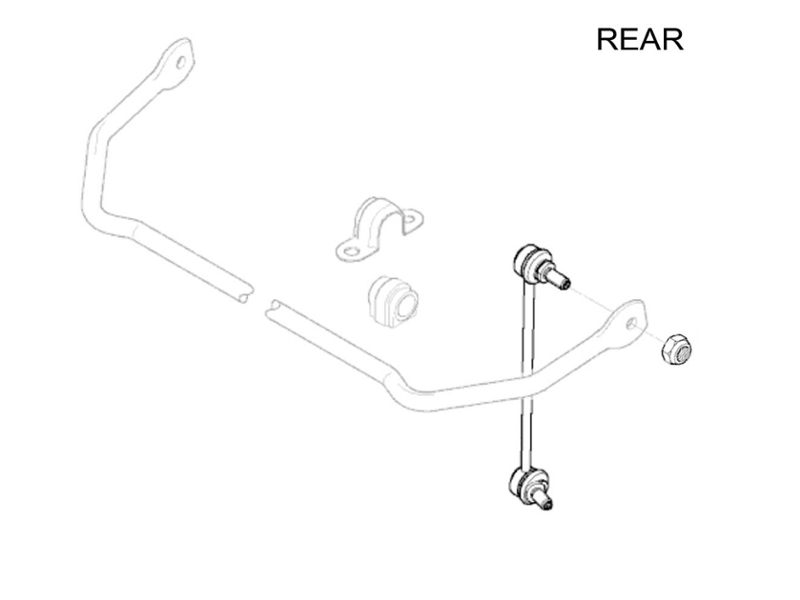 Rear Sway Bar Drop Link sold each Value Priced | Gen1 MINI Cooper R50 R52 R53 Models
