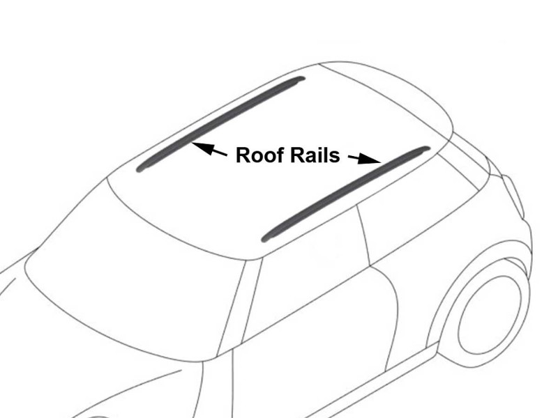 OEM Roof Rack Base Carrier | Gen3 MINI Cooper F56 Hardtop 2-Door models
